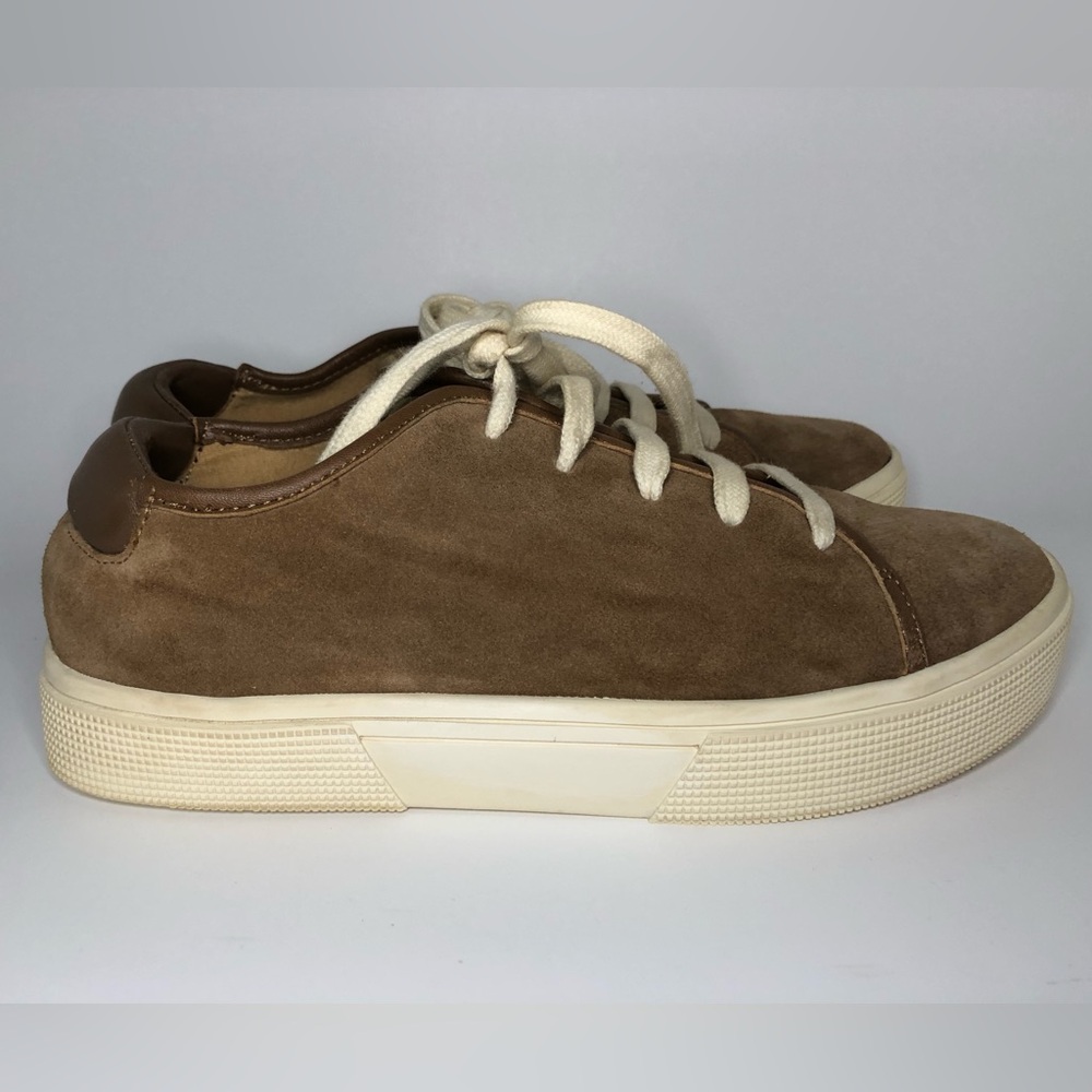 Splendid Lace Up Chestnut Brown Upper Leather Suede Low Top Sneaker Size 6.5